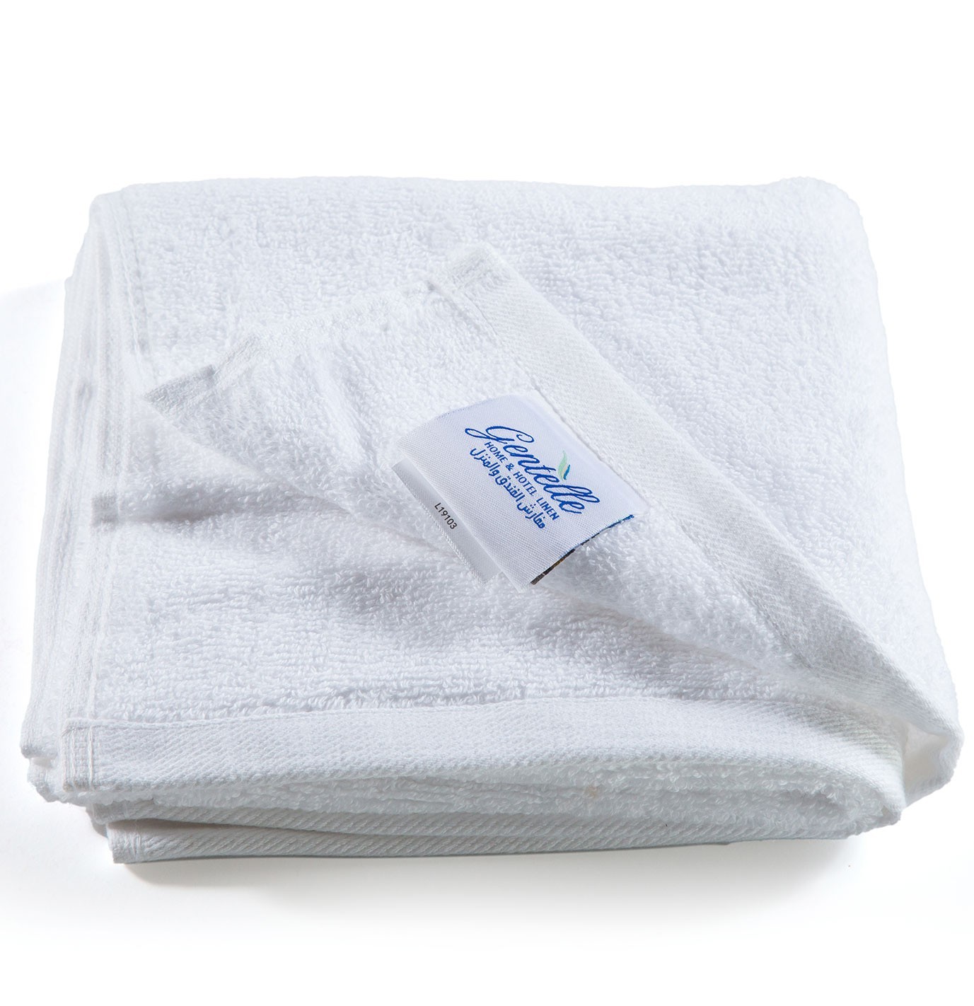 Hand Towel - White DELUXE 40x70cm - 625 GSM, 100% Cotton