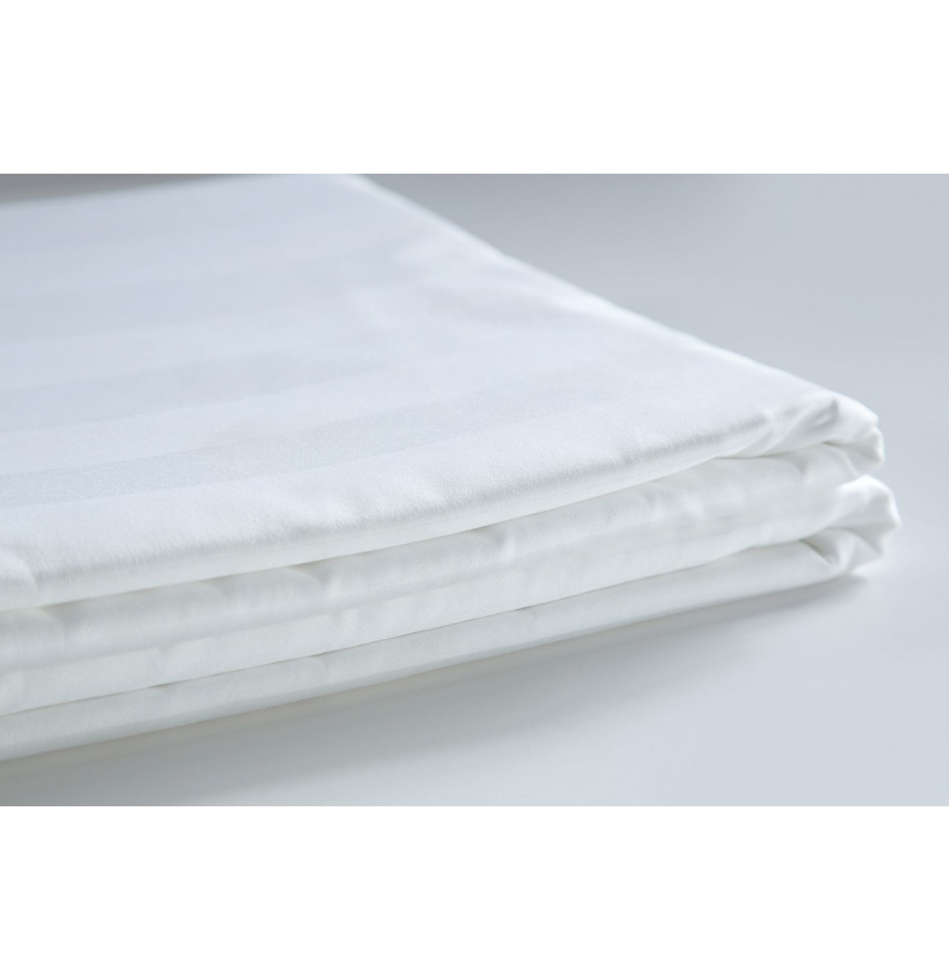 Bed Sheet White Single DELUXE 160x270cm - 250TC, Polycotton, Sateen ...