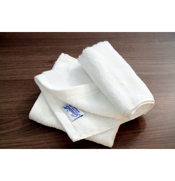 Face Towel - White DELUXE 31x31cm -...