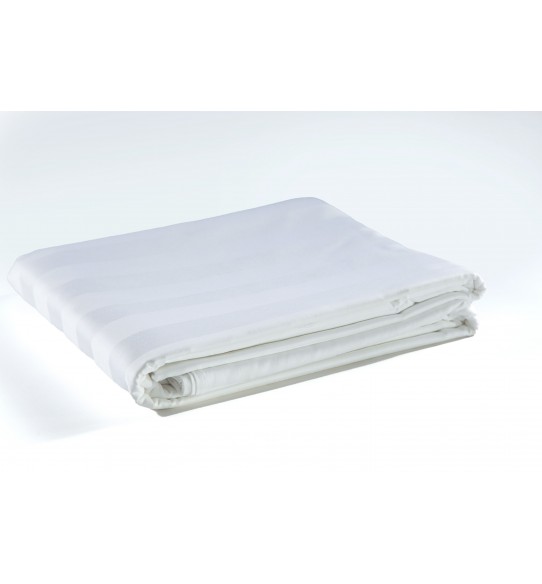Bed Sheet White Double DELUXE 260x280cm