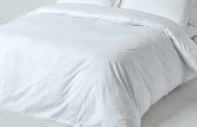 Duvet Cover White Double DELUXE 260x245cm