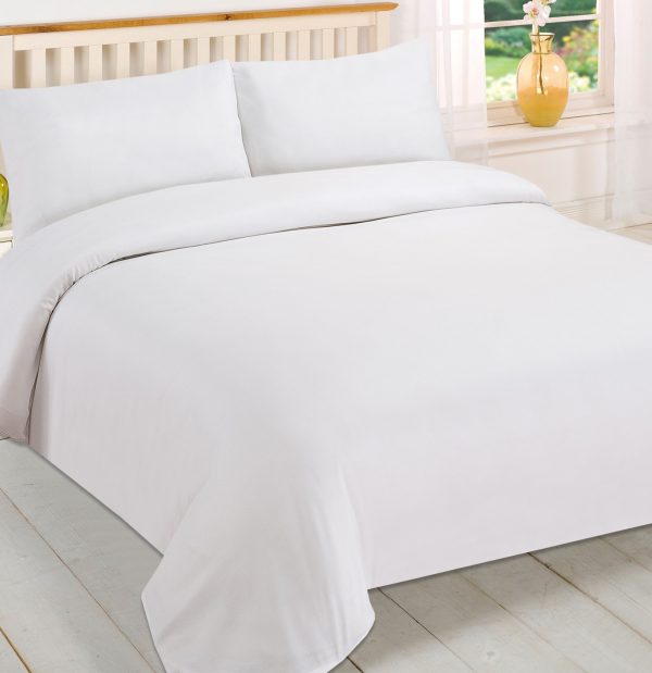 Duvet Cover White Double DELUXE 260x245cm