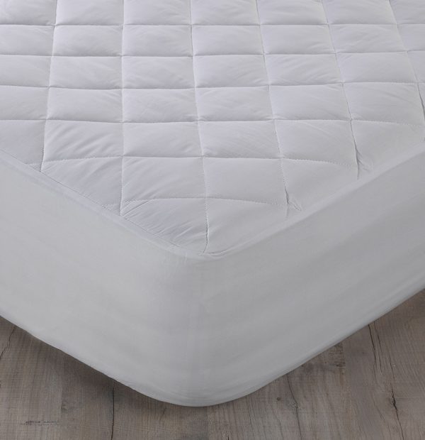 Mattress Protector Single 90x190cm - Quilted, Waterproof, Polycotton Covering, 100 GSM