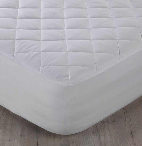 Mattress Protector Single 100x200cm - Quilted, Waterproof, Polycotton Covering, 100 GSM