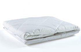 Mattress Protector Double 180x200cm - Quilted, Waterproof, Polycotton Covering, 100 GSM