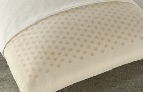 Gentelle Natural Latex Pillow - Standard 40x60cm - Anti-bacterial, Mildew-proof, Hypoallergenic, Anti-microbial