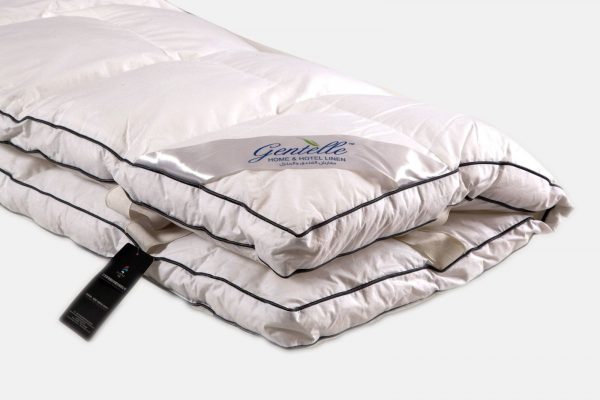 Mattress Topper King DELUXE 200x200+5cm - 200TC Polycotton Outer Covering, Microfiber Fill