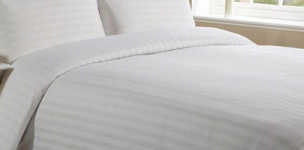 Duvet Cover White Double DELUXE 260x245cm