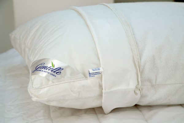 Pillow Protector - White 50x70cm - 180 GSM, Waterproof, Terry-Polycotton Covering