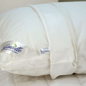 Pillow Protector - White 50x90cm - 180 GSM, Waterproof, Terry-Polycotton Covering