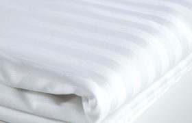 Bed Sheet White Single DELUXE 210x280cm