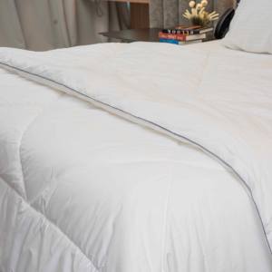 7 pcs Bed linen Set - King Size - 1cm Strip