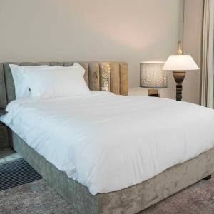Deluxe Duvet Cover White Plain