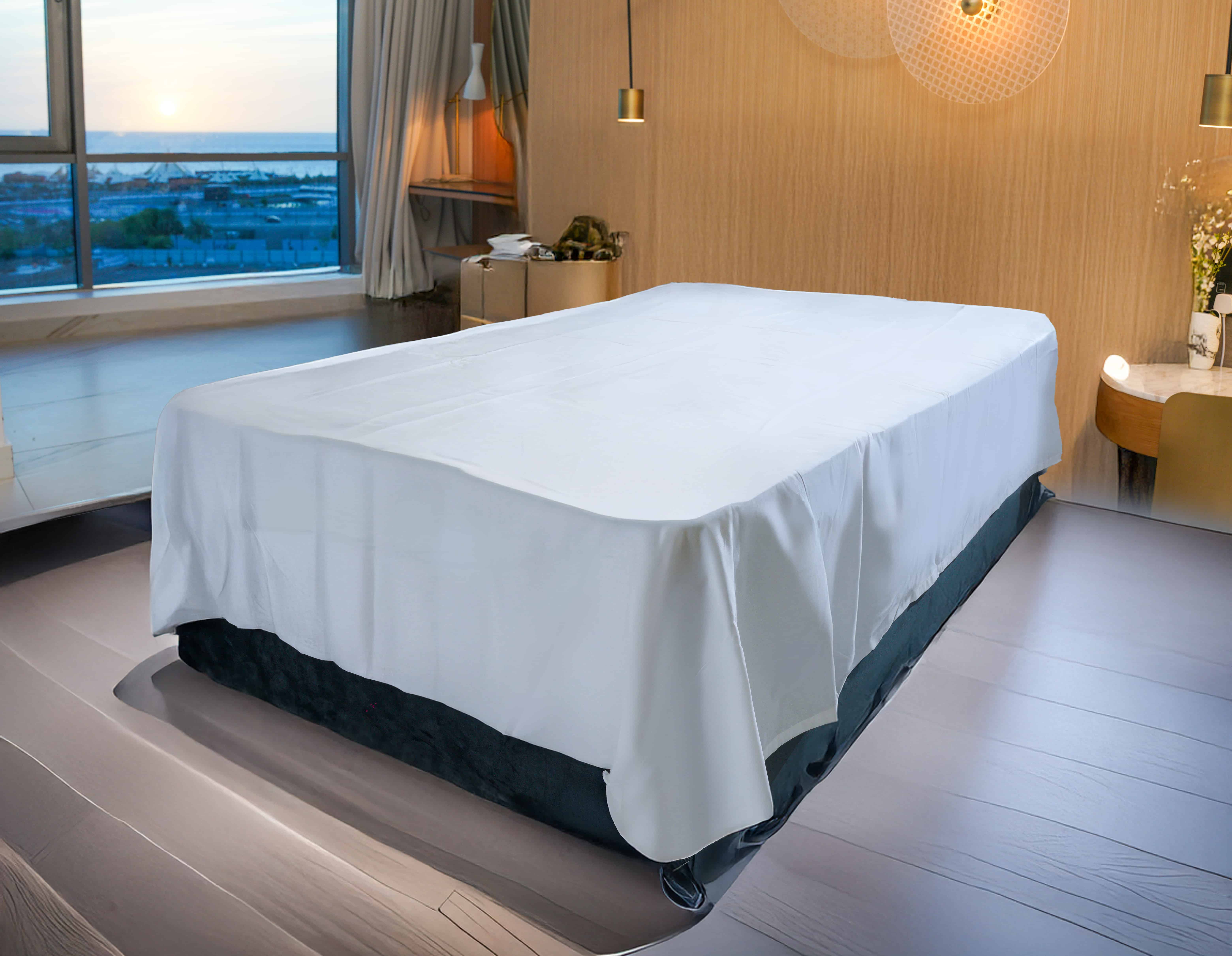 Deluxe Flat Sheet White Plain - Image 8